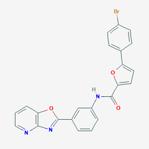 5-(4-bromophenyl)-N-(3-[1,3]oxazolo[4,5-b]pyridin-2-ylphenyl)-2-furamide