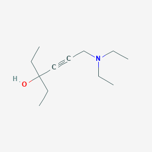 molecular formula C12H23NO B4627171 6-(二乙氨基)-3-乙基-4-己炔-3-醇 