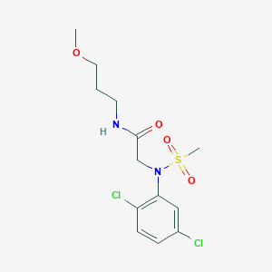 N~2~-(2,5-dichlorophenyl)-N~1~-(3-methoxypropyl)-N~2~-(methylsulfonyl)glycinamide