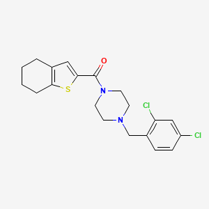 molecular formula C20H22Cl2N2OS B4627448 1-(2,4-dichlorobenzyl)-4-(4,5,6,7-tetrahydro-1-benzothien-2-ylcarbonyl)piperazine 