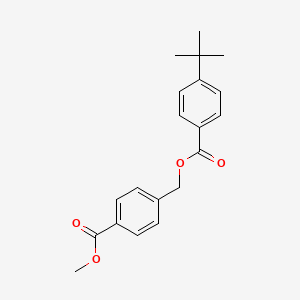 molecular formula C20H22O4 B4627511 4-(methoxycarbonyl)benzyl 4-tert-butylbenzoate 
