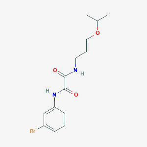 N-(3-bromophenyl)-N'-(3-isopropoxypropyl)ethanediamide