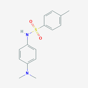 molecular formula C15H18N2O2S B046277 N-[4-(dimethylamino)phenyl]-4-methylbenzenesulfonamide CAS No. 19766-55-3