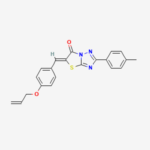 5-[4-(allyloxy)benzylidene]-2-(4-methylphenyl)[1,3]thiazolo[3,2-b][1,2,4]triazol-6(5H)-one