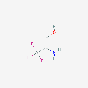 molecular formula C3H6F3NO B046281 2-氨基-3,3,3-三氟丙醇 CAS No. 162684-85-7