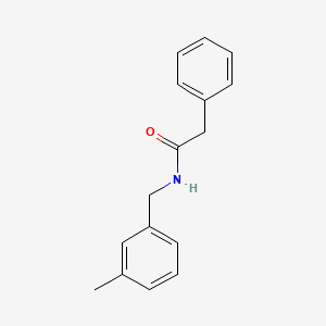 molecular formula C16H17NO B4628174 N-(3-methylbenzyl)-2-phenylacetamide 