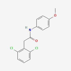 molecular formula C15H13Cl2NO2 B4628220 2-(2,6-二氯苯基)-N-(4-甲氧基苯基)乙酰胺 