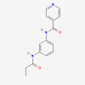 N-[3-(propionylamino)phenyl]isonicotinamide