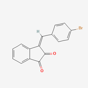 molecular formula C16H9BrO2 B4628374 3-(4-bromobenzylidene)-1H-indene-1,2(3H)-dione 