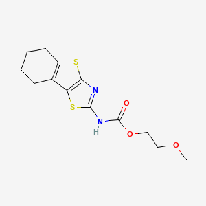 2-methoxyethyl 5,6,7,8-tetrahydro[1]benzothieno[2,3-d][1,3]thiazol-2-ylcarbamate