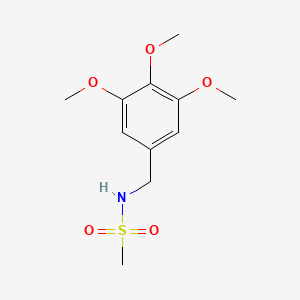 molecular formula C11H17NO5S B4628977 N-(3,4,5-trimethoxybenzyl)methanesulfonamide 