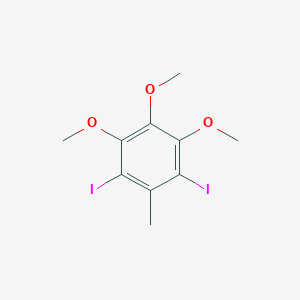 B046290 Benzene, 1,3-diiodo-4,5,6-trimethoxy-2-methyl- CAS No. 115592-75-1