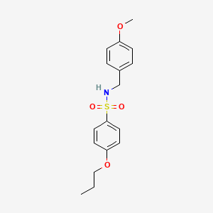 N-(4-methoxybenzyl)-4-propoxybenzenesulfonamide