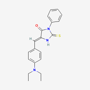 5-[4-(diethylamino)benzylidene]-3-phenyl-2-thioxo-4-imidazolidinone