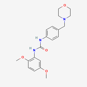 N-(2,5-dimethoxyphenyl)-N'-[4-(4-morpholinylmethyl)phenyl]urea