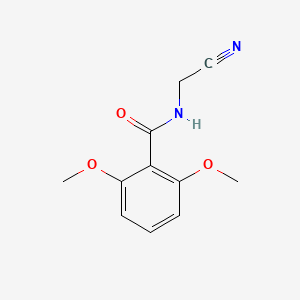 molecular formula C11H12N2O3 B4629113 N-(cyanomethyl)-2,6-dimethoxybenzamide 