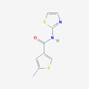molecular formula C9H8N2OS2 B4629158 5-methyl-N-1,3-thiazol-2-yl-3-thiophenecarboxamide 