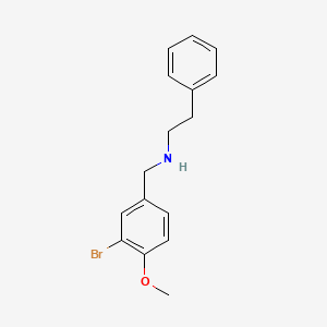 molecular formula C16H18BrNO B4629253 (3-bromo-4-methoxybenzyl)(2-phenylethyl)amine 