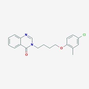 molecular formula C19H19ClN2O2 B4629278 3-[4-(4-chloro-2-methylphenoxy)butyl]-4(3H)-quinazolinone 