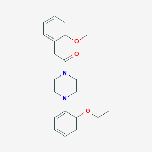 1-(2-ethoxyphenyl)-4-[(2-methoxyphenyl)acetyl]piperazine