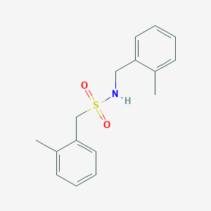 molecular formula C16H19NO2S B4629560 N-(2-methylbenzyl)-1-(2-methylphenyl)methanesulfonamide 