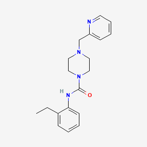 N-(2-ETHYLPHENYL)-4-[(PYRIDIN-2-YL)METHYL]PIPERAZINE-1-CARBOXAMIDE