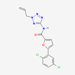molecular formula C15H11Cl2N5O2 B4629691 N-(2-allyl-2H-tetrazol-5-yl)-5-(2,5-dichlorophenyl)-2-furamide 