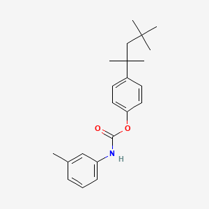molecular formula C22H29NO2 B4629761 4-(1,1,3,3-tetramethylbutyl)phenyl (3-methylphenyl)carbamate 