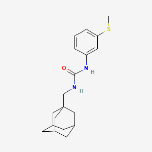 molecular formula C19H26N2OS B4630207 N-(1-adamantylmethyl)-N'-[3-(methylthio)phenyl]urea 