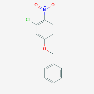molecular formula C13H10ClNO3 B463025 4-(Benzyloxy)-2-chloro-1-nitrobenzene CAS No. 50545-45-4