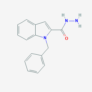 molecular formula C16H15N3O B463028 1-benzyl-1H-indole-2-carbohydrazide CAS No. 27351-22-0