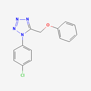 1-(4-chlorophenyl)-5-(phenoxymethyl)-1H-tetrazole