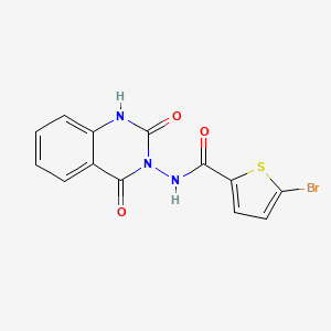 molecular formula C13H8BrN3O3S B4630538 5-bromo-N-(2,4-dioxo-1,4-dihydro-3(2H)-quinazolinyl)-2-thiophenecarboxamide 