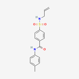 4-[(allylamino)sulfonyl]-N-(4-methylphenyl)benzamide