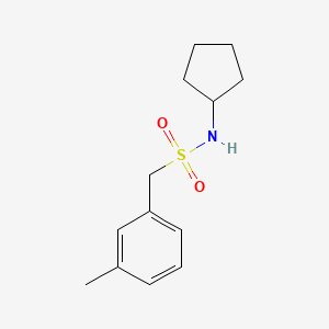 N-cyclopentyl-1-(3-methylphenyl)methanesulfonamide