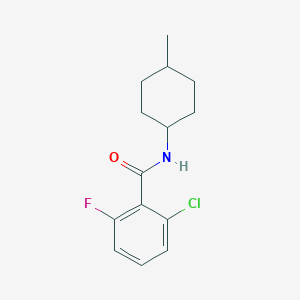 2-chloro-6-fluoro-N-(4-methylcyclohexyl)benzamide
