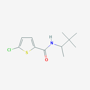 molecular formula C11H16ClNOS B4630689 5-chloro-N-(1,2,2-trimethylpropyl)-2-thiophenecarboxamide 