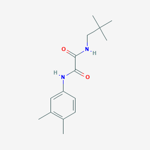 N-(3,4-dimethylphenyl)-N'-(2,2-dimethylpropyl)ethanediamide