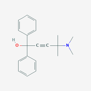 molecular formula C20H23NO B463077 4-(Dimethylamino)-4-methyl-1,1-diphenyl-2-pentyn-1-ol CAS No. 16628-28-7