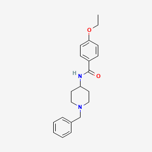 molecular formula C21H26N2O2 B4630984 N-(1-benzyl-4-piperidinyl)-4-ethoxybenzamide 