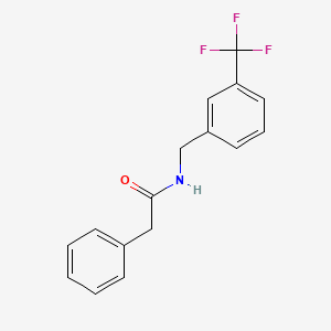 2-phenyl-N-[3-(trifluoromethyl)benzyl]acetamide