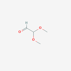 molecular formula C4H8O3 B046314 2,2-二甲氧基乙醛 CAS No. 51673-84-8