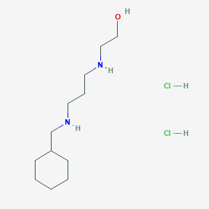 2-({3-[(cyclohexylmethyl)amino]propyl}amino)ethanol dihydrochloride