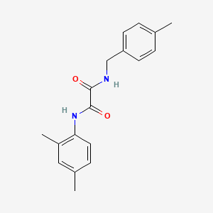molecular formula C18H20N2O2 B4631510 N-(2,4-二甲苯基)-N'-(4-甲基苄基)乙二酰胺 