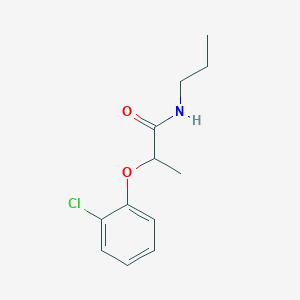 molecular formula C12H16ClNO2 B4631624 2-(2-氯苯氧基)-N-丙基丙酰胺 