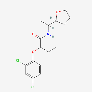 2-(2,4-dichlorophenoxy)-N-[1-(tetrahydro-2-furanyl)ethyl]butanamide