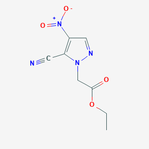 ethyl (5-cyano-4-nitro-1H-pyrazol-1-yl)acetate