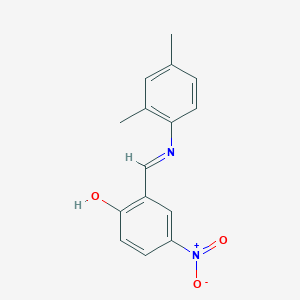 2-{[(2,4-Dimethylphenyl)imino]methyl}-4-nitrophenol
