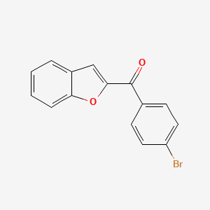 molecular formula C15H9BrO2 B4631828 1-benzofuran-2-yl(4-bromophenyl)methanone CAS No. 29555-25-7