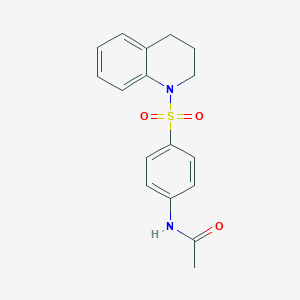 N-[4-(3,4-dihydro-1(2H)-quinolinylsulfonyl)phenyl]acetamide